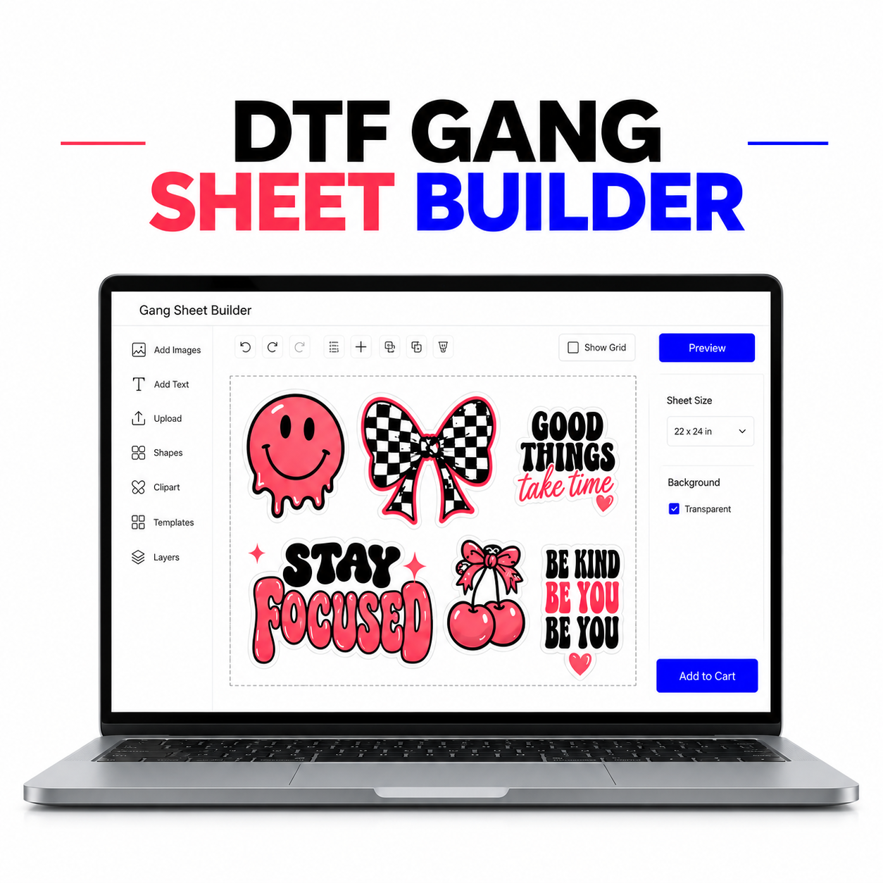 DTF Gang Sheet Builder