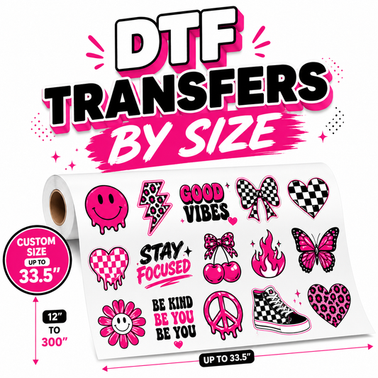 DTF Transfers By Size